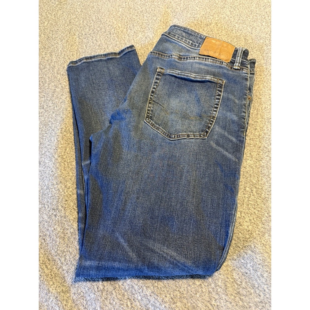 American Eagle Outfitters Airflex Jeans 36x30 Distressed‎ Stretch